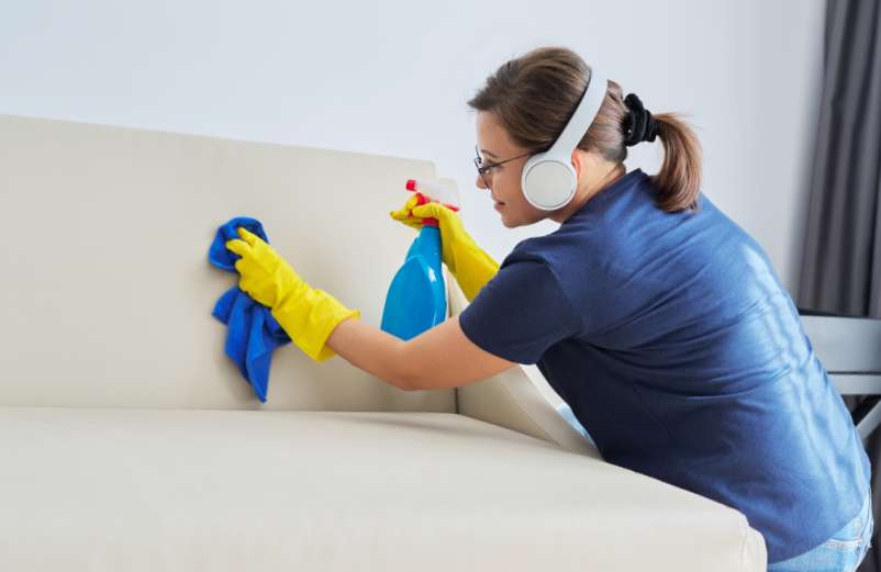 Nettoyer efficacement un canapé en tissu non déhoussable